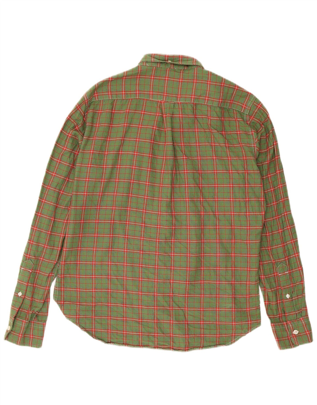 Cămașă Levi's pentru bărbați, bumbac cu carouri verde mediu