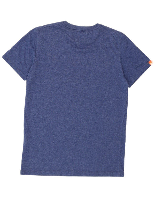 Tricou Superdry pentru bărbați Top Medium Blue Bumbac