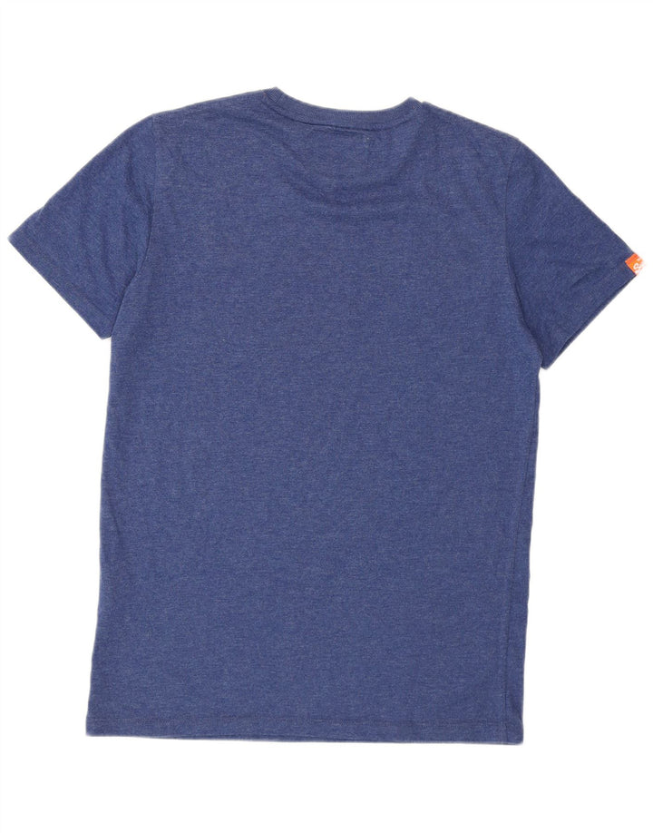 Tricou Superdry pentru bărbați Top Medium Blue Bumbac