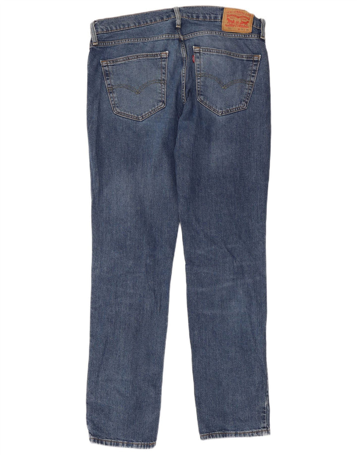 Blugi slim pentru bărbați LEVI'S W36 L34 Bumbac albastru