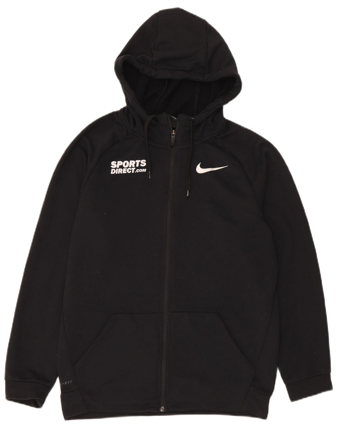 Pulover Nike pentru bărbați Dri Fit Graphic, cu fermoar, poliester mic, negru