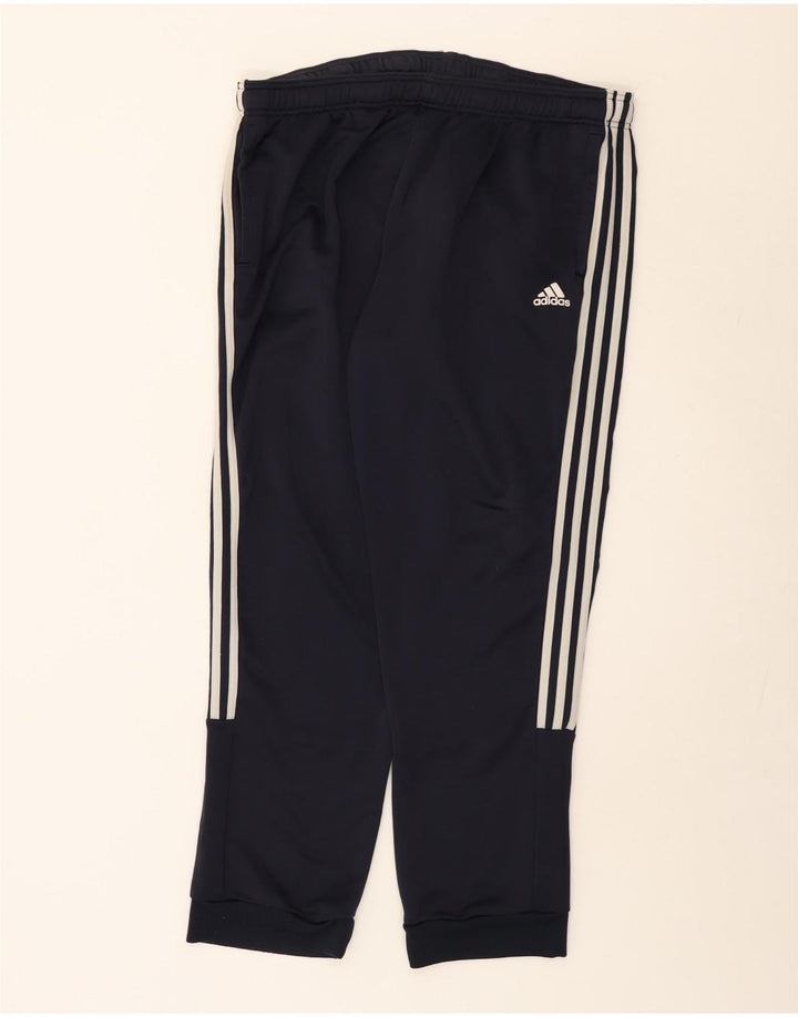 Pantaloni de trening Adidas pentru femei Joggeri UK 20 2XL Poliester bleumarin
