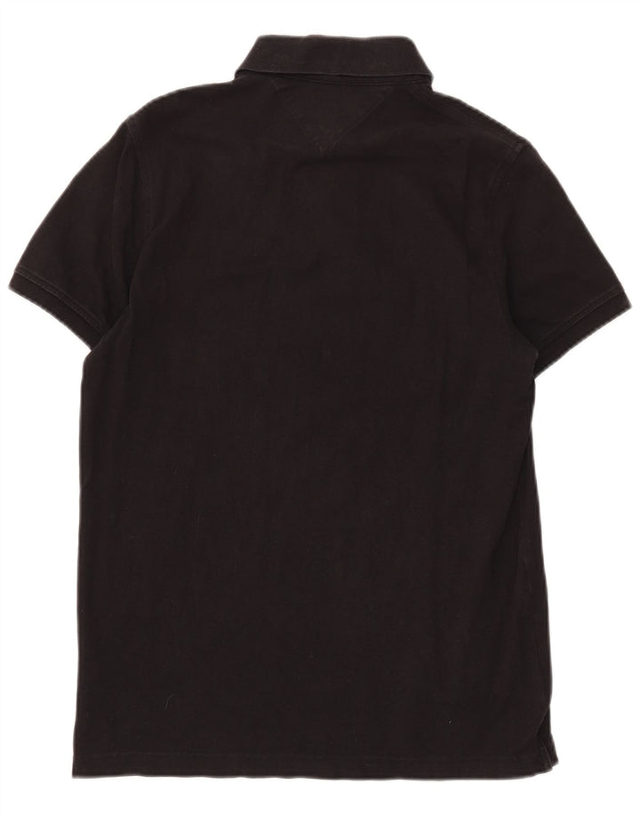 Tricou polo TOMMY HILFIGER pentru bărbați, negru mediu