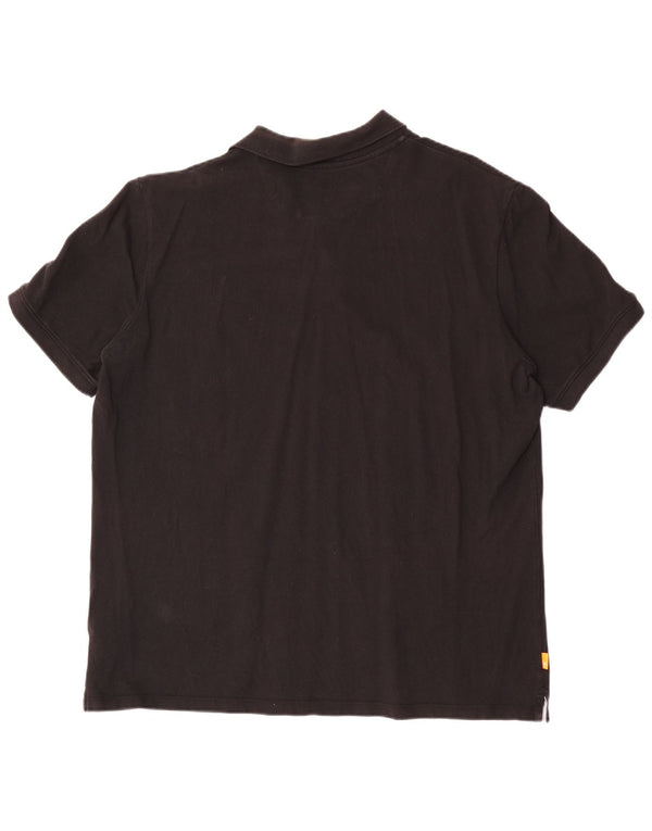 Tricou polo Timberland pentru bărbați, cu formă regulată, 2XL, bumbac negru