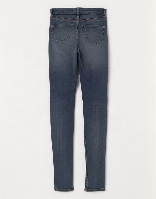 Blugi skinny cu talie înaltă Hollister pentru femei US 0 XS W24 L25 Albastru