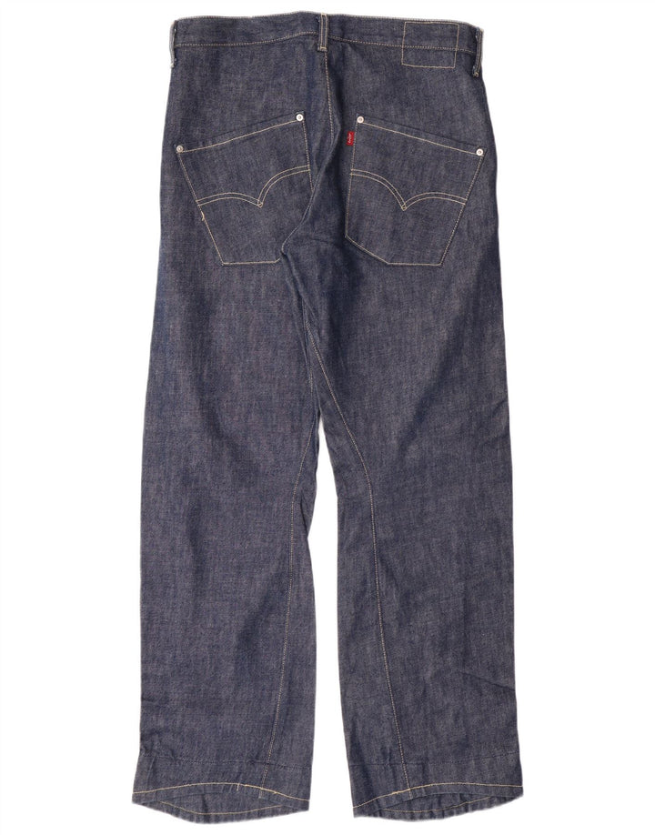 Blugi drepti pentru bărbați LEVI'S 501 W32 L30 Blue Cotton Classic