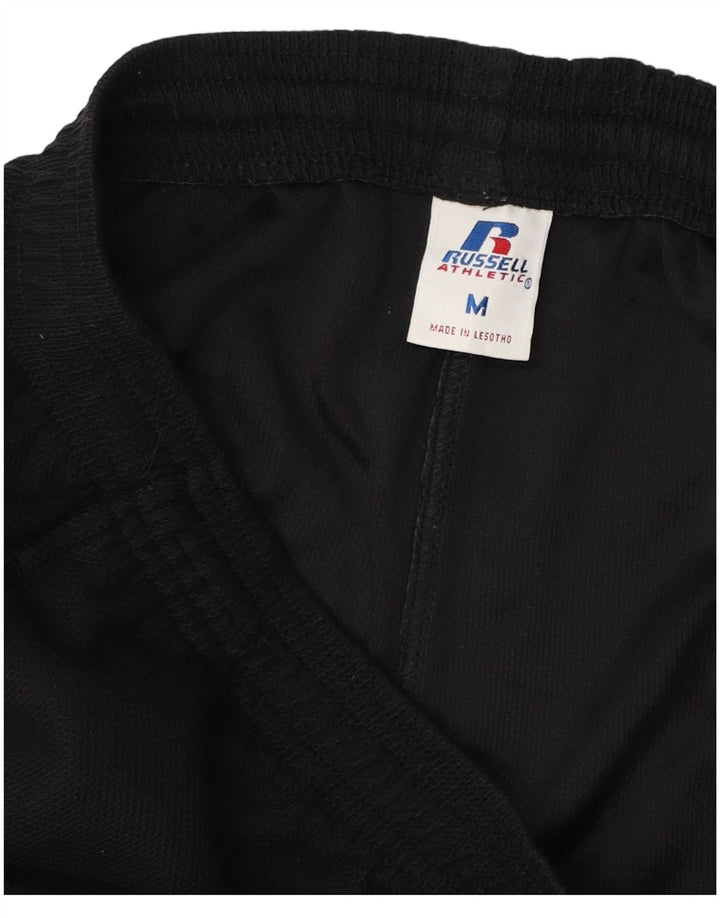 Pantaloni scurți sport pentru bărbați RUSSELL ATHLETIC Poliester mediu negru