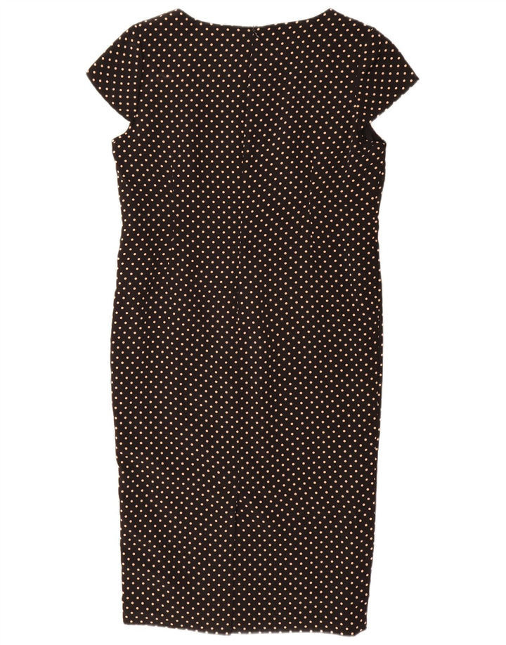 Rochie pentru femei Minuet UK 16, mare, poliester cu buline negru