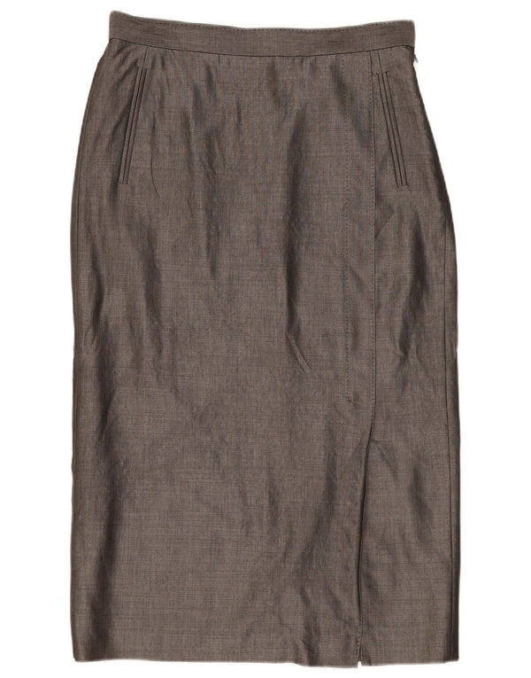 Fusta creion pentru femei Episode UK 14 Large W32 Grey Viscose