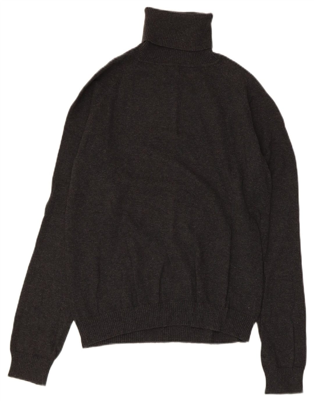 Pulover de damă ZARA cu gât rulat, bumbac gri UK 18 XL