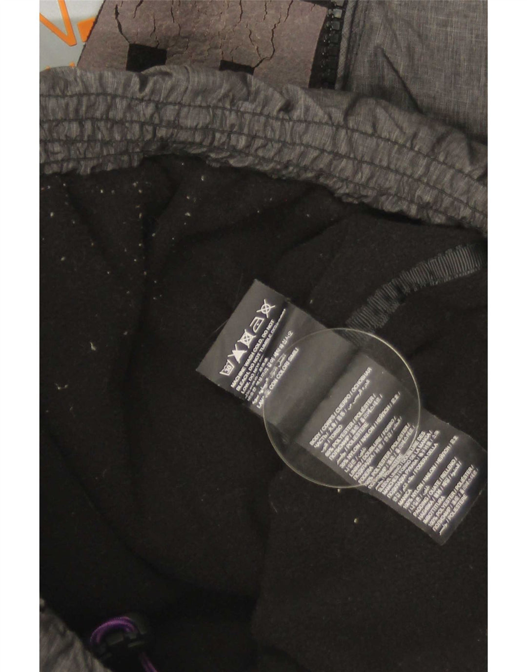 Jachetă căptușită cu grafică Superdry pentru femei UK 6 XS poliester gri