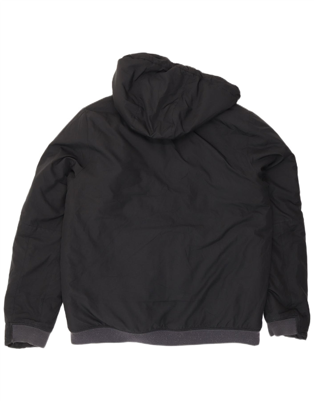 Jachetă căptușită cu glugă pentru bărbați Nike UK 40 Poliester negru mare