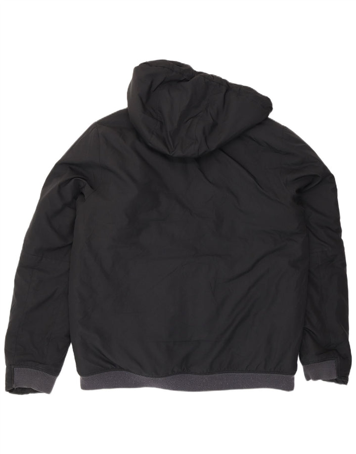 Jachetă căptușită cu glugă pentru bărbați Nike UK 40 Poliester negru mare