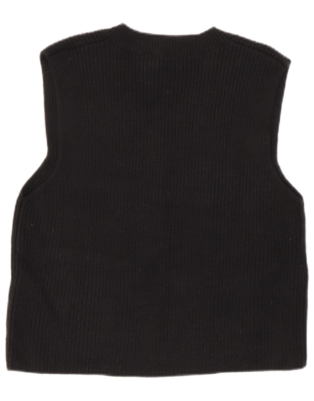 Vesta Zara Femei Tank Top UK 14 Medium Negru