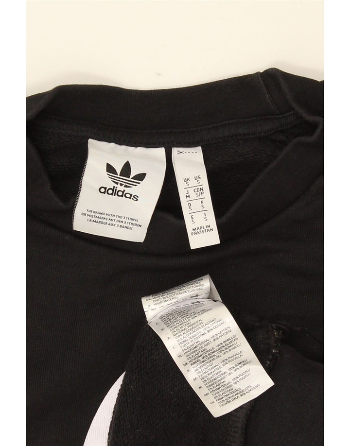 Hanorac grafic pentru bărbați Adidas Jumper mic, negru, bumbac