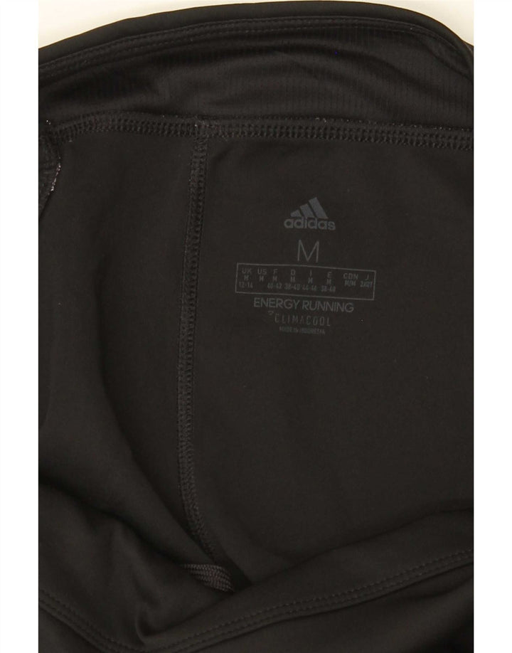 Adidas Climacool Crop Leggings pentru femei UK 12/14 Medium Black Colorblock
