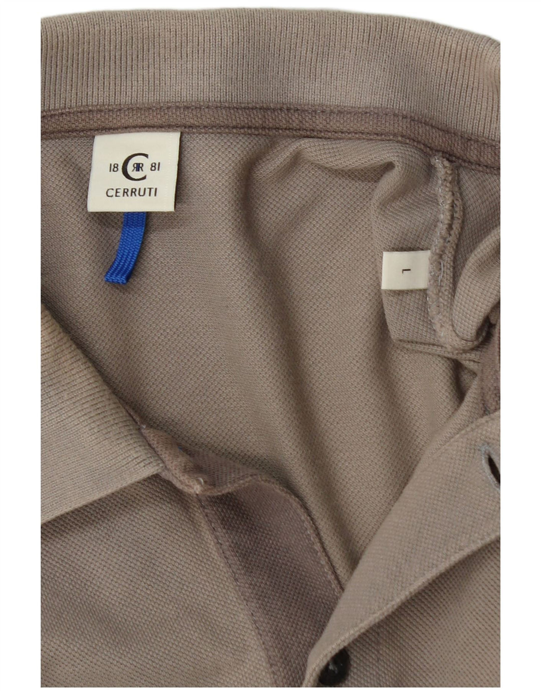 CERRUTI 1881 Tricou polo pentru bărbați, mare, gri, bumbac