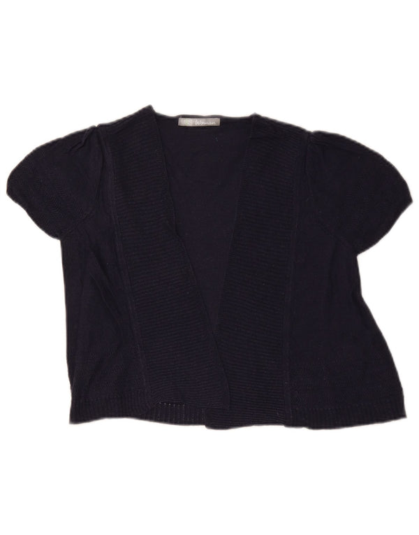 Cardigan cu mânecă scurtă pentru femei Marks & Spencer UK 10 Mic bleumarin