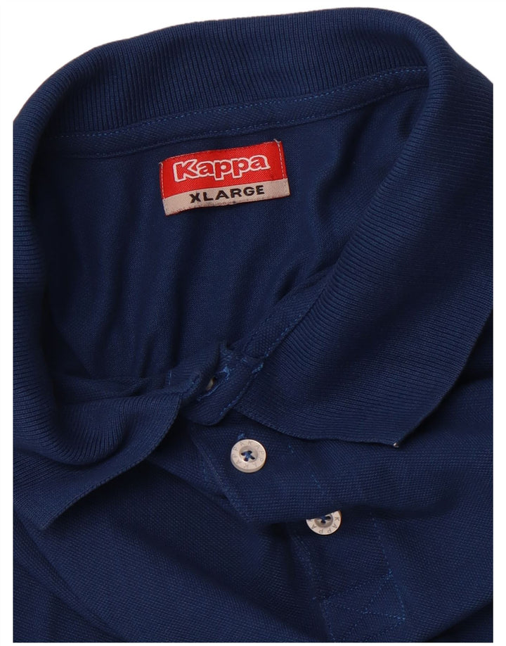Cămașă polo pentru bărbați KAPPA XL bleumarin
