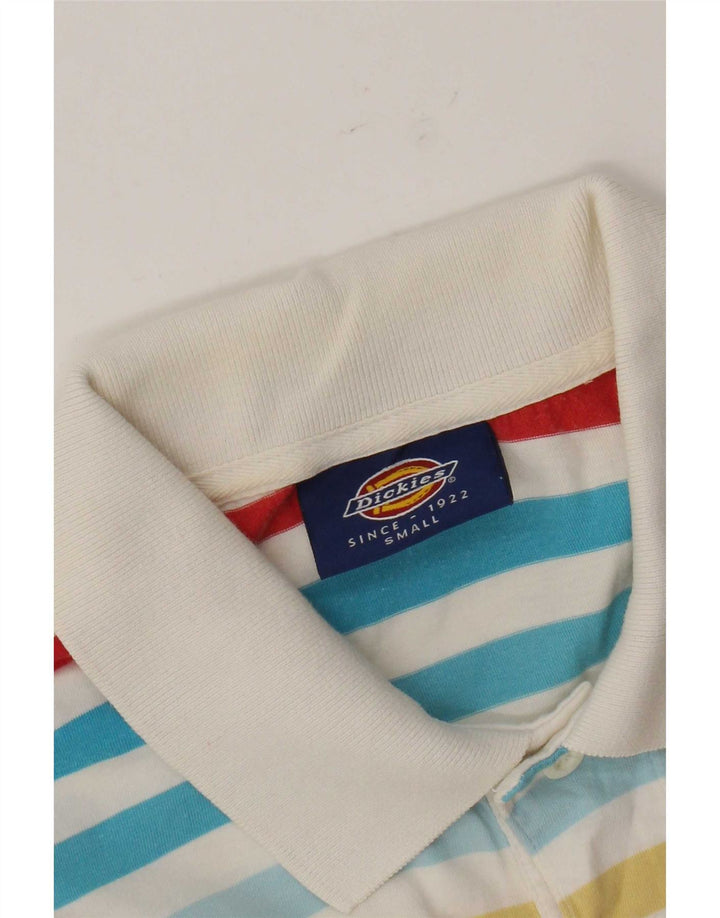 Tricou polo Dickies pentru bărbați, mic, cu dungi multicolore