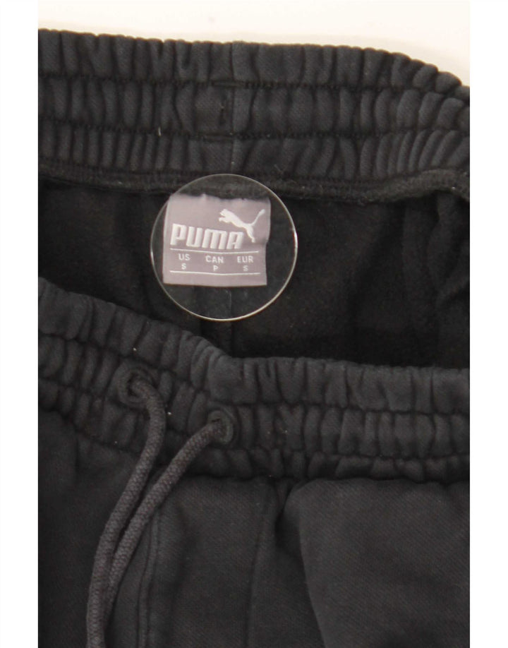 Pantaloni de trening grafic Puma pentru femei Joggeri mici negru