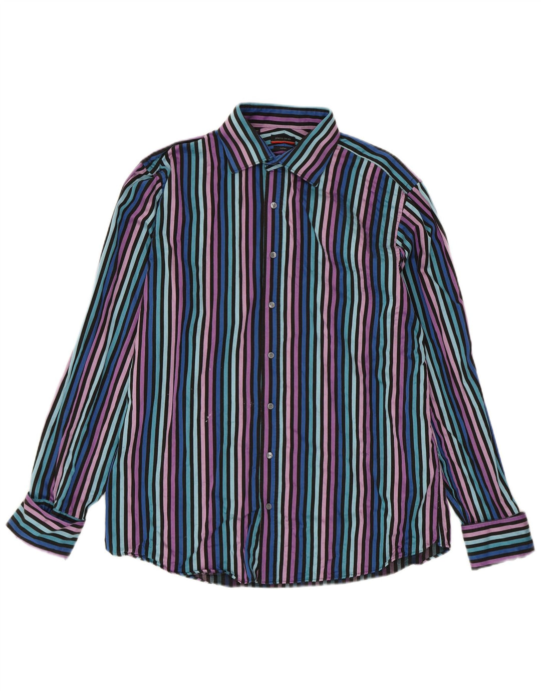 Cămașă pentru bărbați PIERRE CARDIN Mărimea 16 Bumbac cu dungi multicolore mare