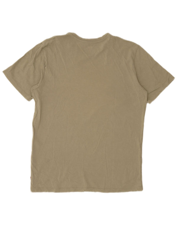 Tricou grafic LEVI'S pentru bărbați Top Medium Khaki Bumbac