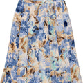 BRENDELLA Womens A-Line Skirt UK 16 Large W30  Blue Tie Dye Polyester Vintage Brendella and Second-Hand Brendella from Messina Hembry 
