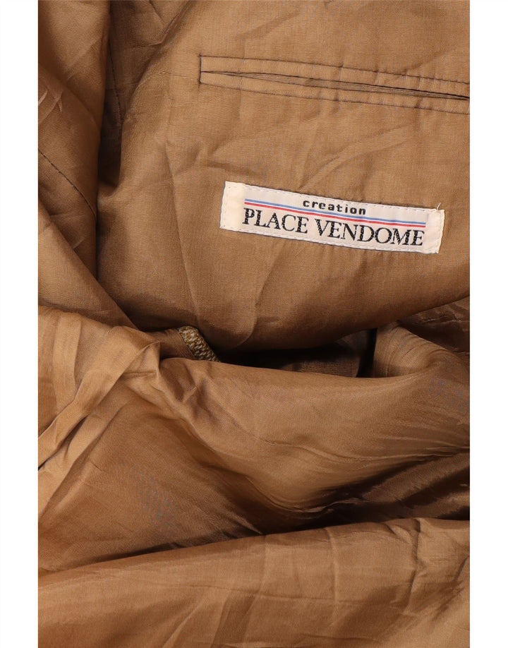 PLACE VENDOME Jachetă pentru bărbați cu 2 nasturi, UK 40, lână mare, bej