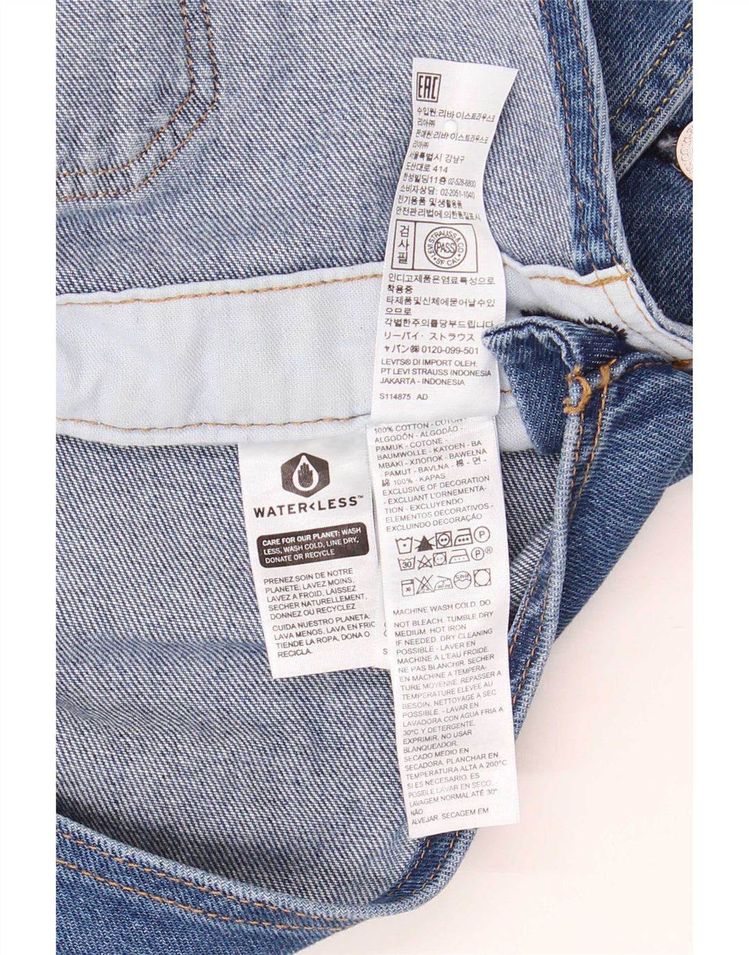 Blugi Levi's Cargo pentru bărbați, mediu W36 L30, bumbac albastru