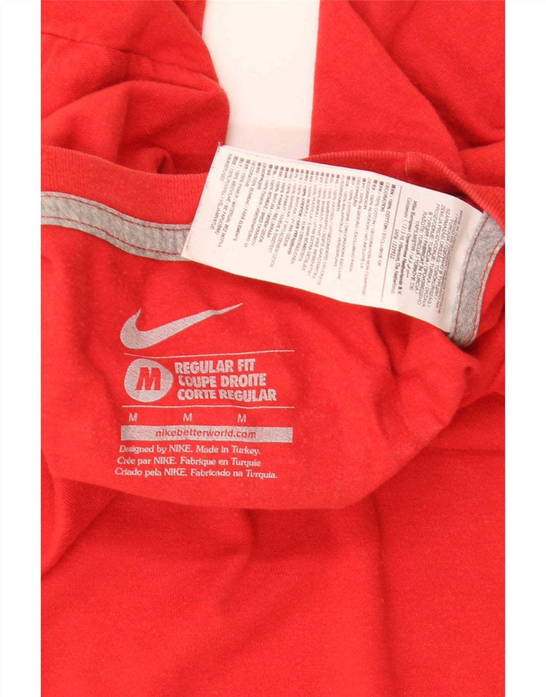 Tricou grafic Nike pentru bărbați Cristiano Ronaldo, cu croială regulată, Roșu mediu