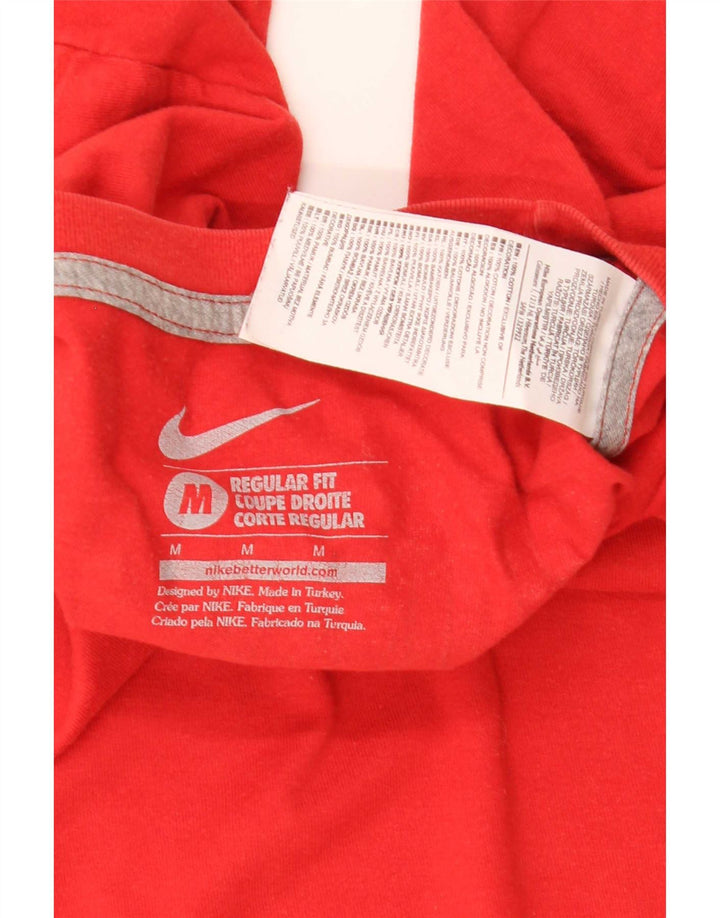 Tricou grafic Nike pentru bărbați Cristiano Ronaldo, cu croială regulată, Roșu mediu