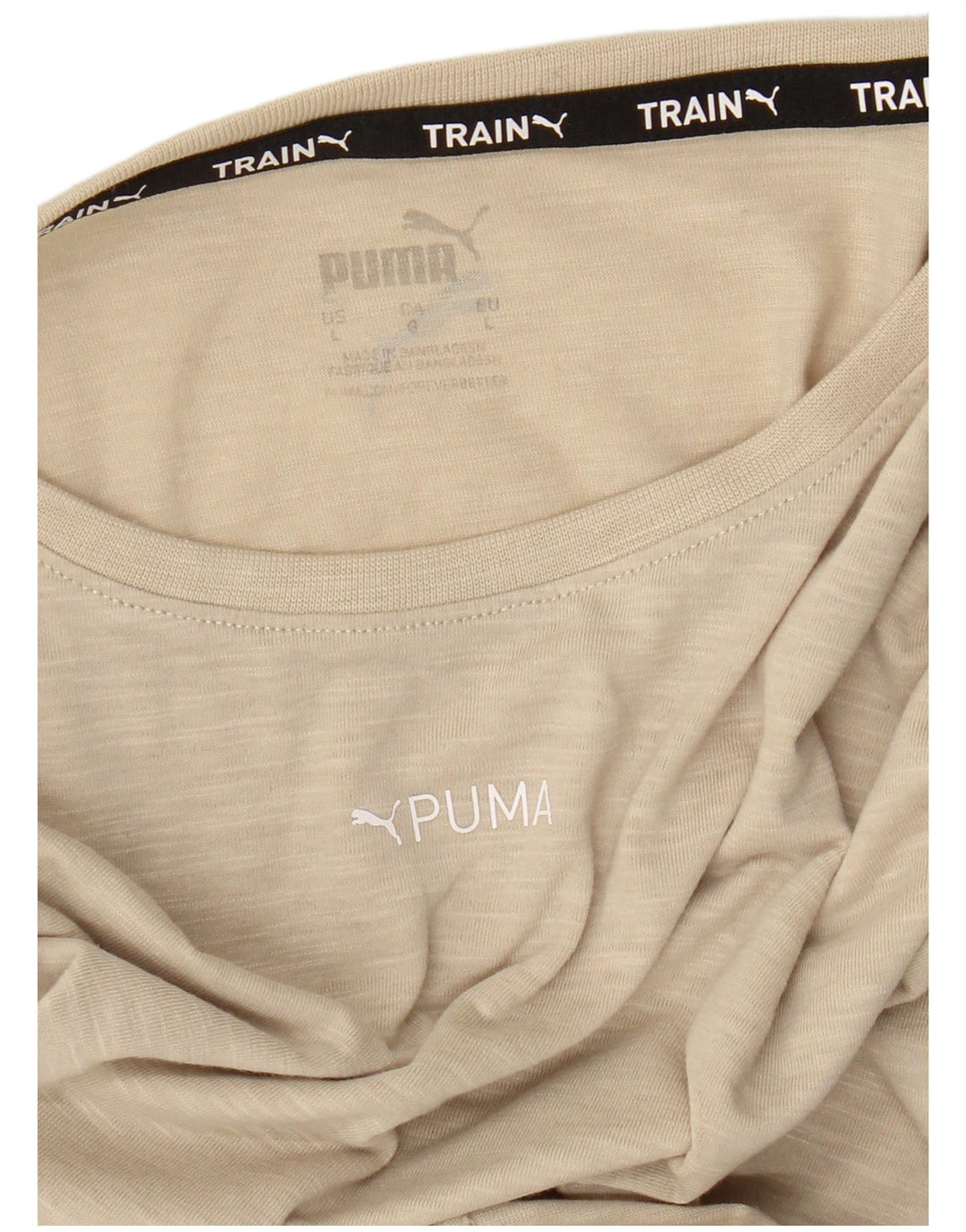 Tricou pentru bărbați Puma Top Large Beige Flecked