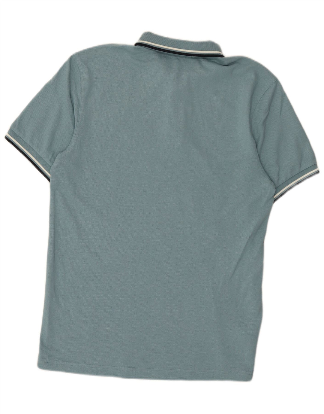 Cămașă polo Fred Perry pentru bărbați, bumbac cu dungi albastre medii