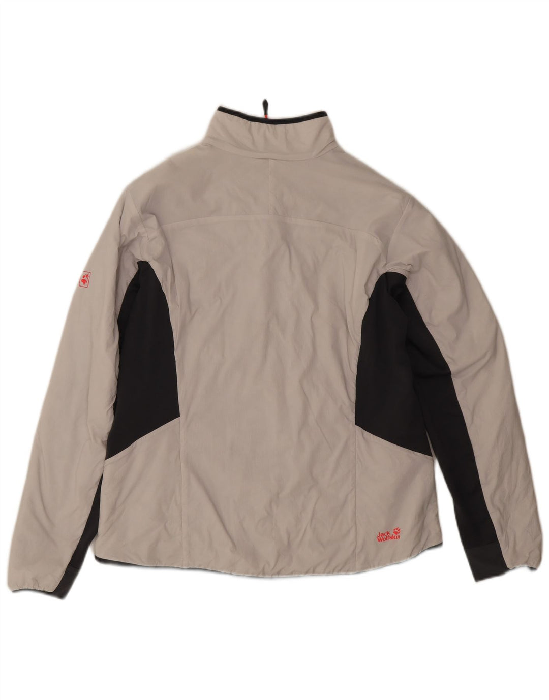 Jack Wolfskin jachetă de vânt pentru femei UK 18 XL, alb, bloc de culoare