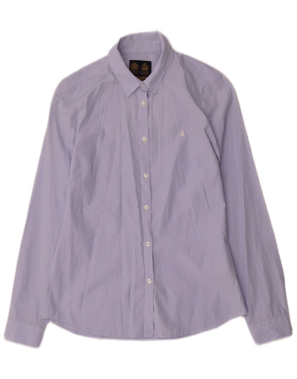 Cămașă Musto pentru femei UK 8 Small Blue Pinstripe Bumbac