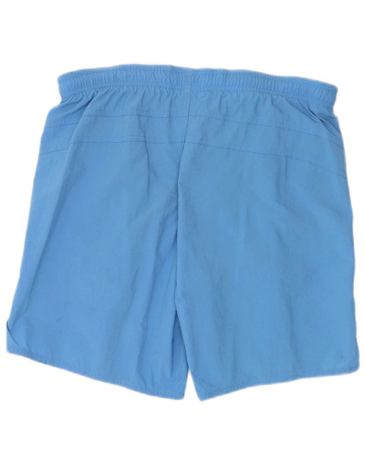 Pantaloni scurți sport adidas pentru bărbați, poliamidă albastră medie
