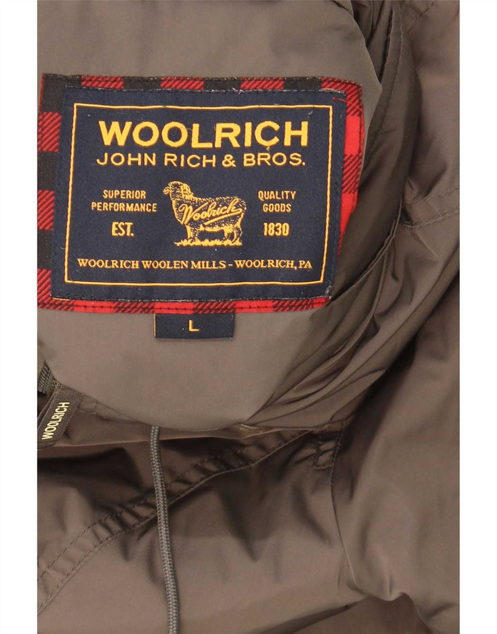 Palton Woolrich pentru femei UK 16 Large Kaki