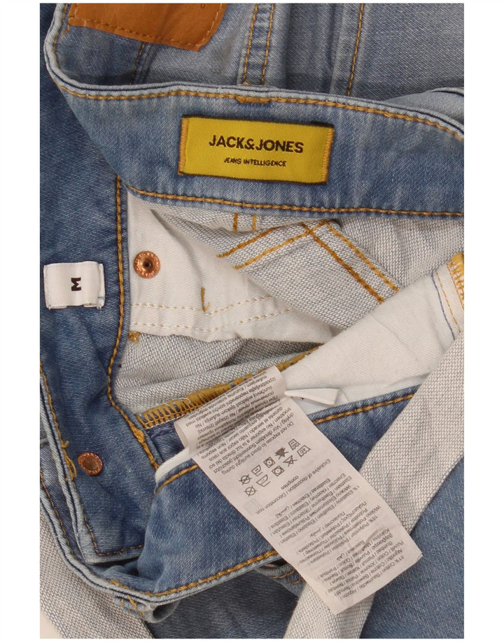 Pantaloni scurți Jack & Jones Regular din denim pentru bărbați, mediu W32, bumbac albastru