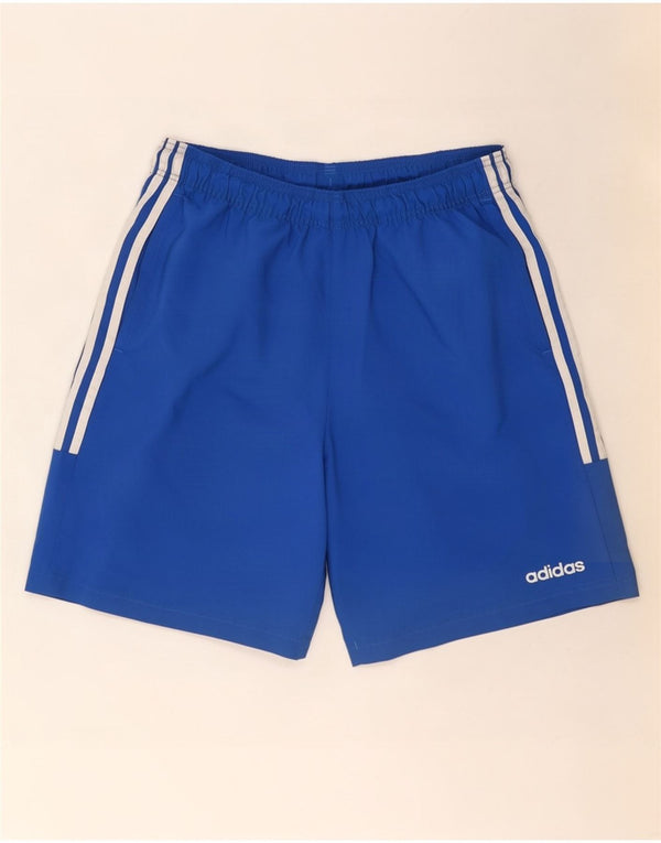 Pantaloni scurți sport pentru bărbați Adidas, mari, albastru, poliester