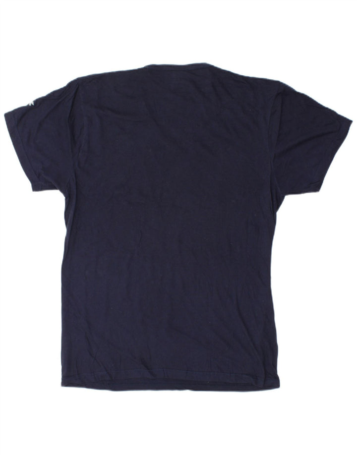 Tricou pentru bărbați Diadora Top mare din bumbac bleumarin