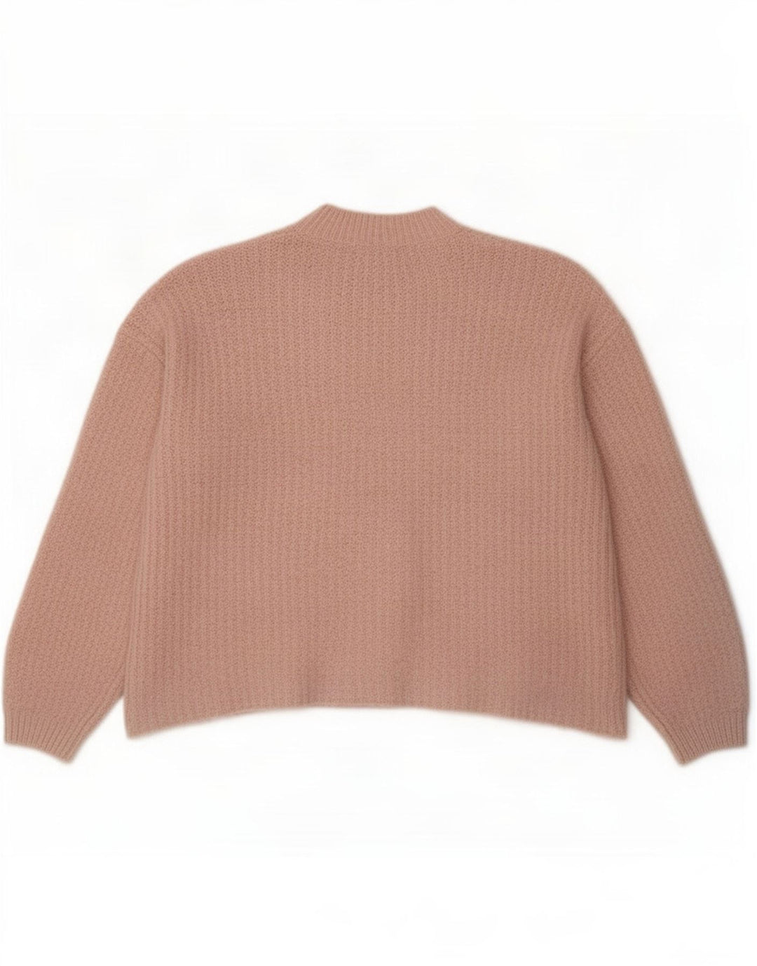Marks & Spencer Pulover supradimensionat pentru femei cu decolteu rotund UK 14 Roz mediu