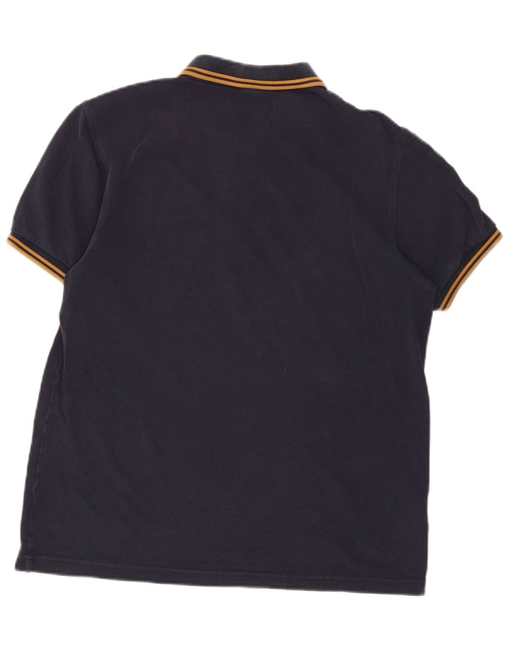 Cămașă polo Fred Perry pentru bărbați, bumbac, albastru bleumarin mediu