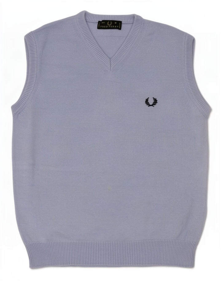 Fred Perry Vestă pentru bărbați Tank Top Bumbac albastru mediu