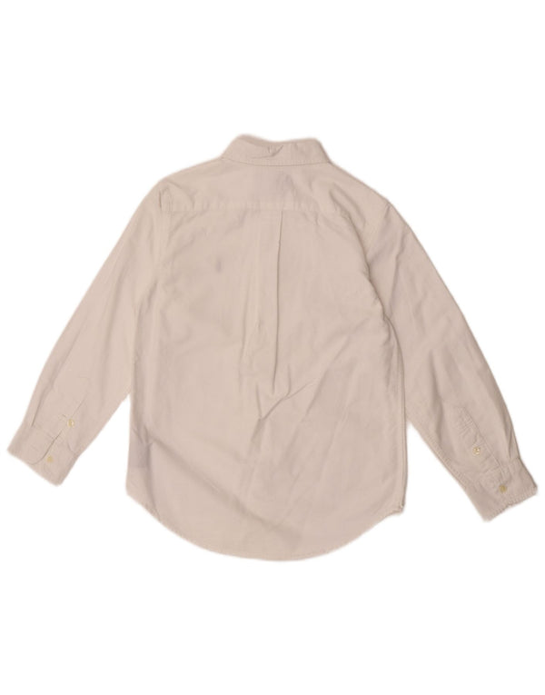 Cămașă Ralph Lauren băieți 6-7 ani bumbac alb