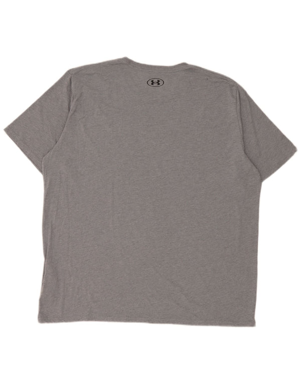 Tricou Under Armour pentru bărbați, top 2XL, bumbac gri