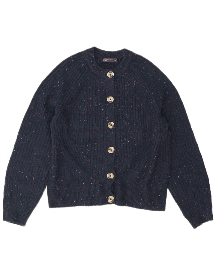 Pulover cardigan pentru femei Marks & Spencer UK 14 Medium Bleumarin Pete