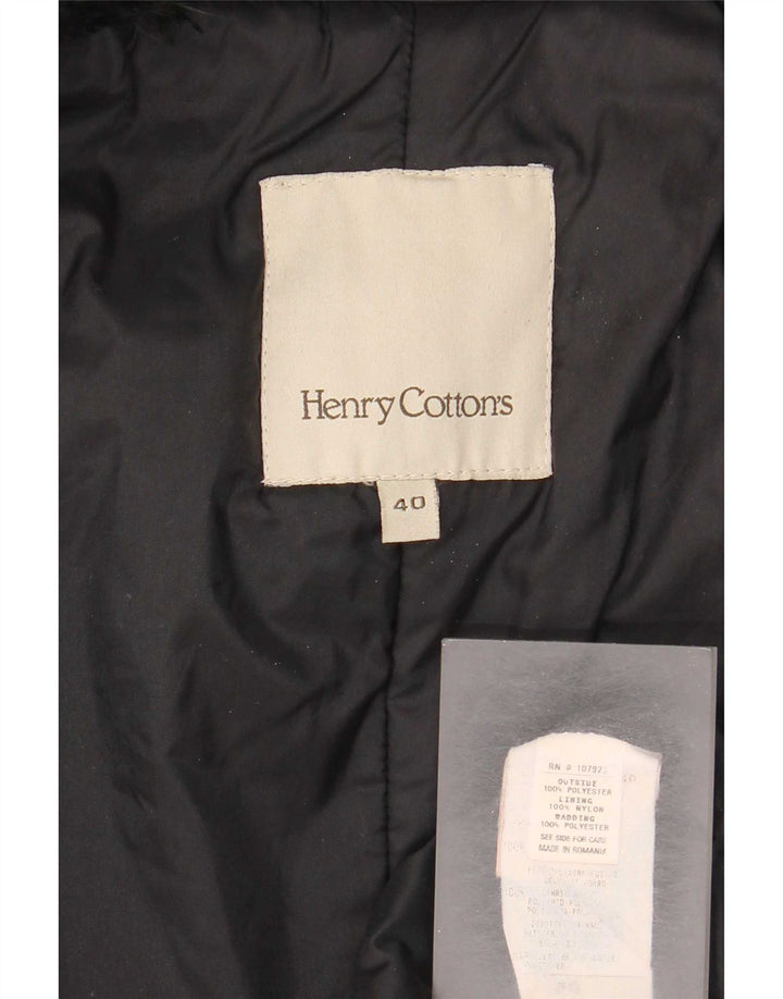 Palton pentru femei Henry Cottons IT 40 Poliester negru mic