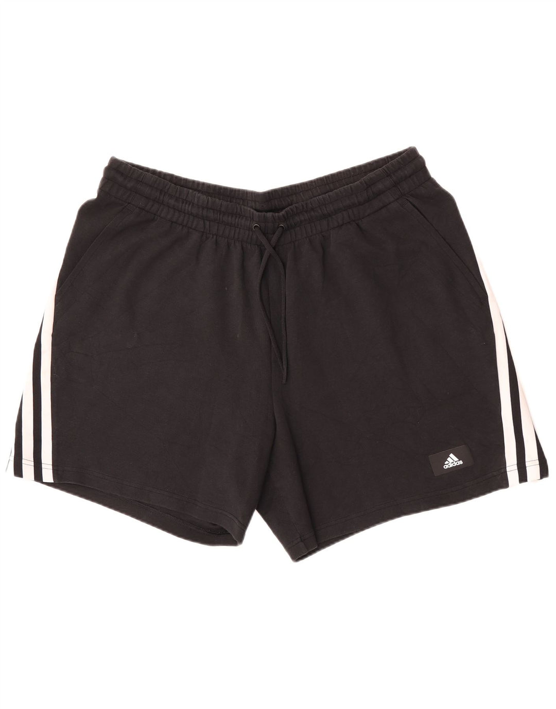 Pantaloni scurți sport pentru bărbați Adidas 2XL, bumbac negru