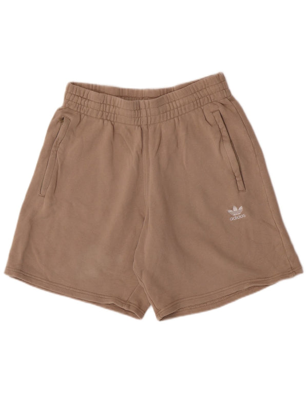 Pantaloni scurți casual Adidas pentru bărbați, bumbac, bej, mici